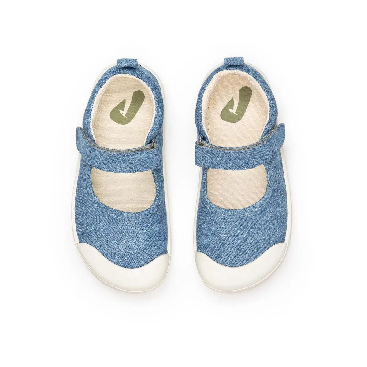 Chatita Barefoot Gaia Green Azul Jeans