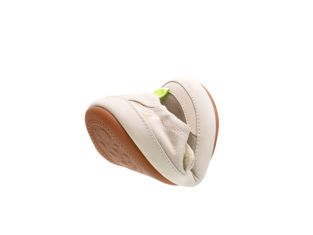 Chatita Barefoot Gaia Green Lona Crema