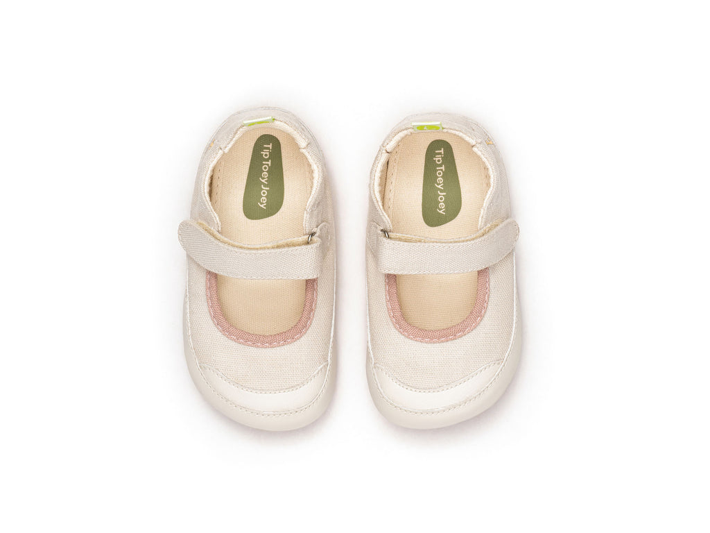 Chatita Barefoot Gaia Green Lona Crema
