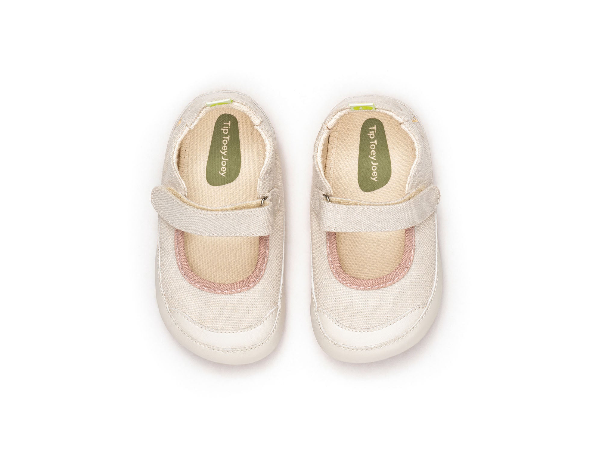 Chatita Barefoot Gaia Green Lona Crema