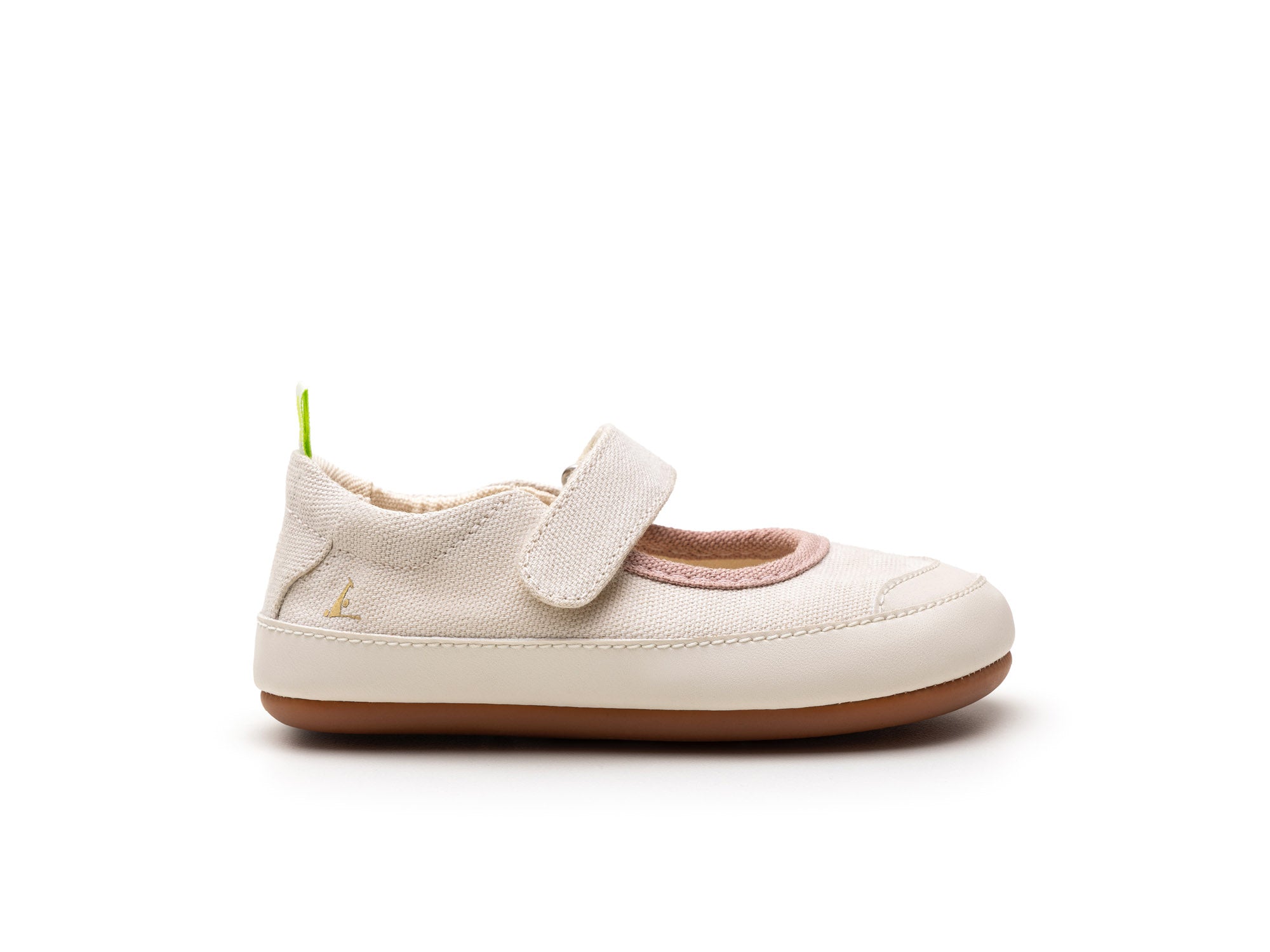 Chatita Barefoot Gaia Green Lona Crema