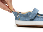 Chatita barefoot Gaia Green Lona Jeans