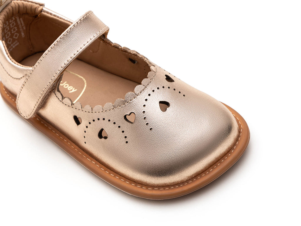 Chatita barefoot Sweetheart Salmon metalico