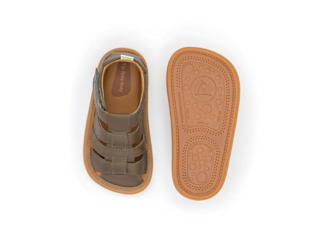 Sandalia Barefoot Sandy Verde Musgo