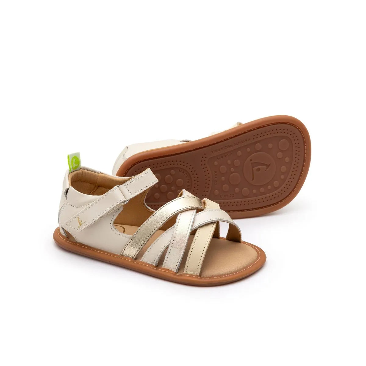 Sandalia Barefoot Criss Cross Tapioca