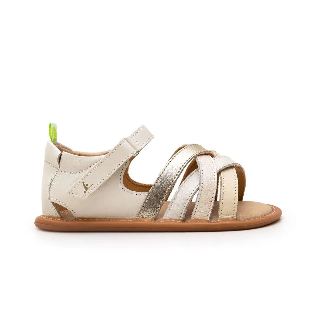 Sandalia Barefoot Criss Cross Tapioca
