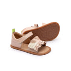 Sandalia Barefoot Ruffy Rosa