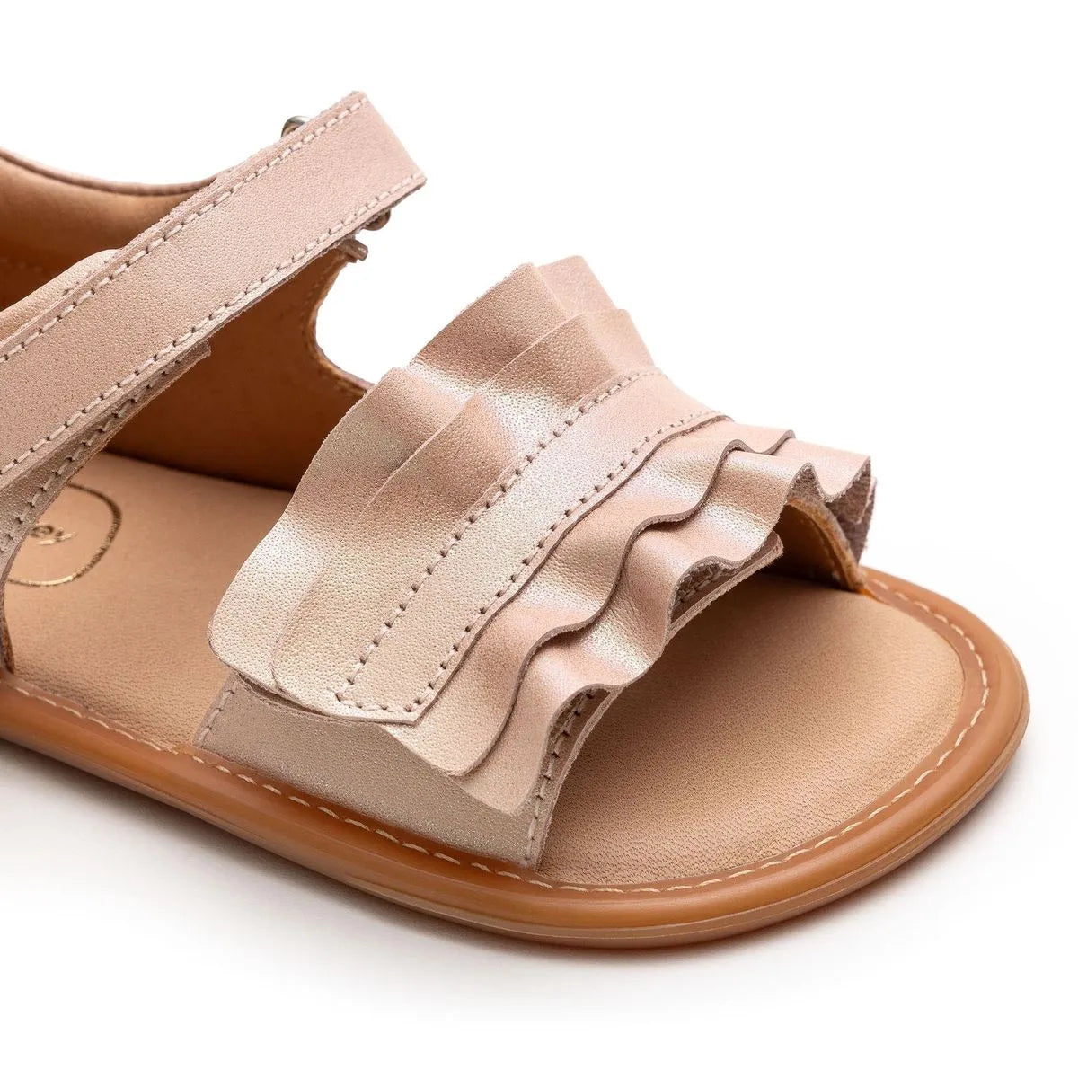 Sandalia Barefoot Ruffy Rosa
