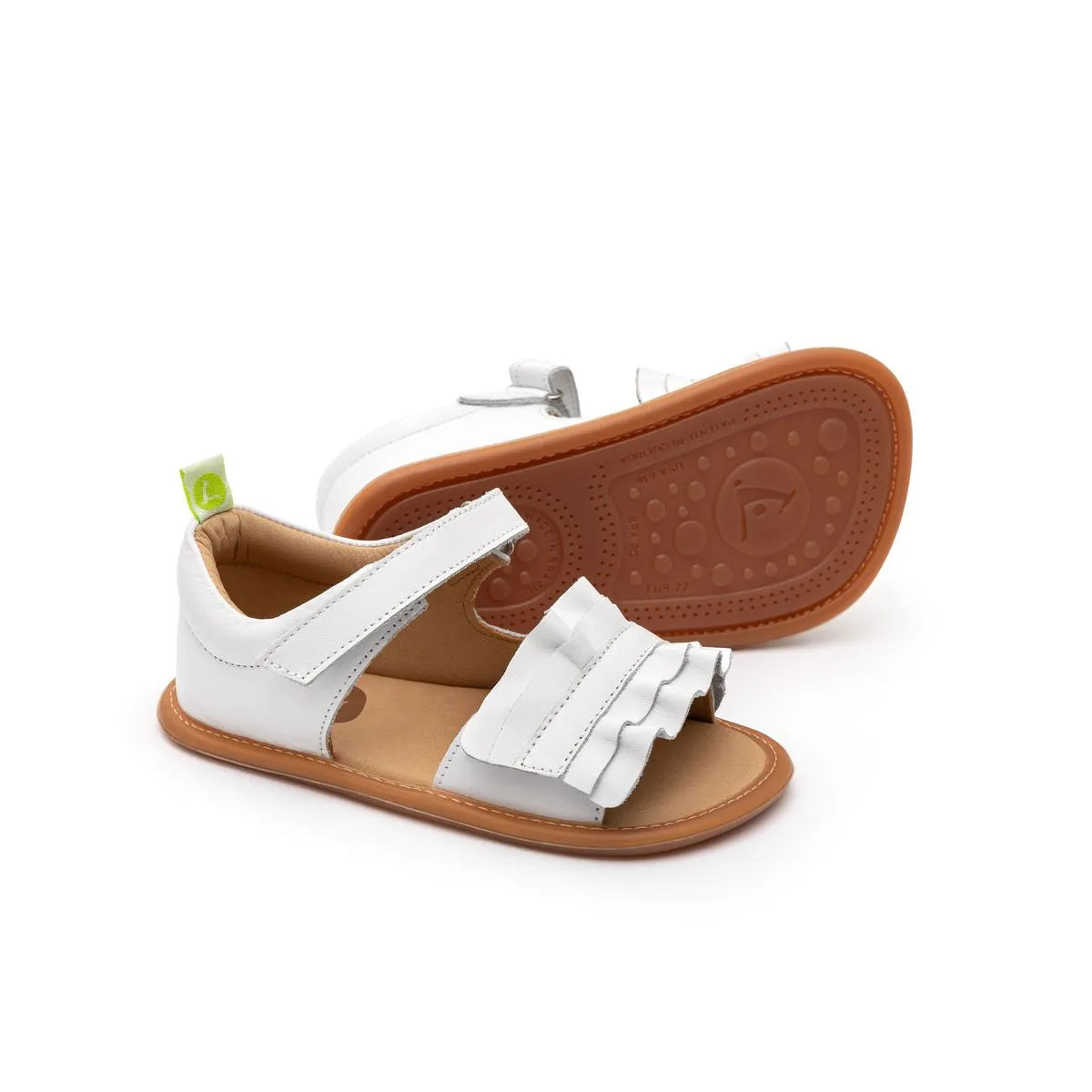 Sandalia Barefoot Ruffy Blanco