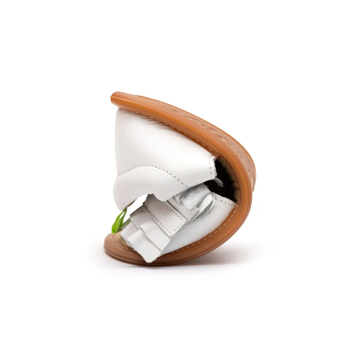 Sandalia Barefoot Ruffy Blanco